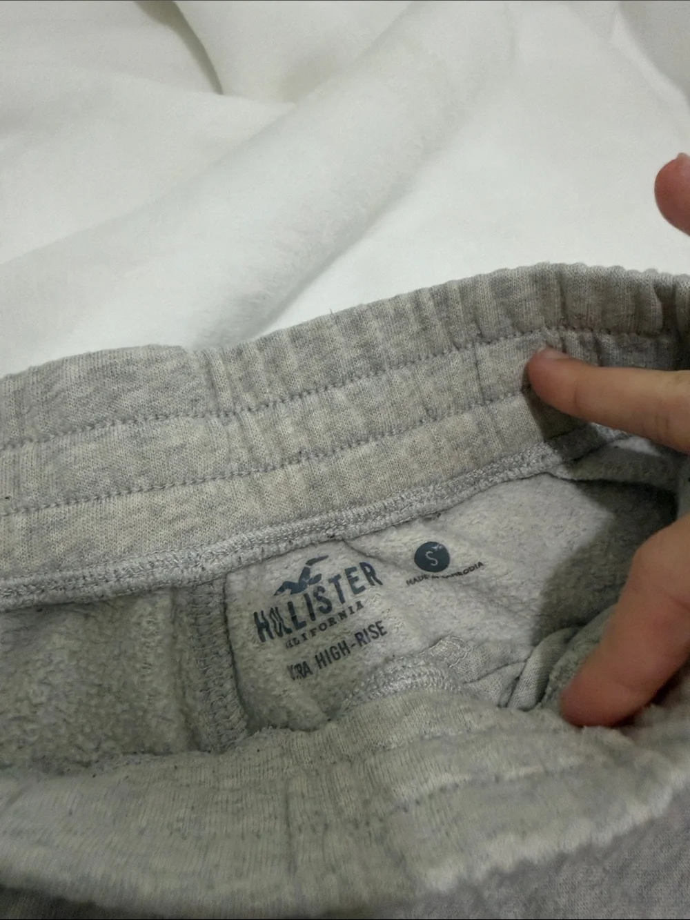 Hollister Light Gray Jogger Sweatpants